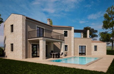 Porec area - Detached house with swimming pool 5 km from the sea - under construction