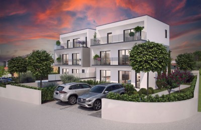 Poreč surroundings - Modern luxury house with panoramic sea view - under construction