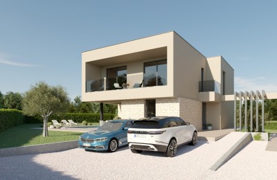 Porec 3 km - Luxurious modern villa only 2 km from the sea - under construction
