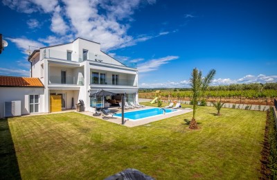 Porec area - Elegant villa with a pool and a beautiful view of the sea