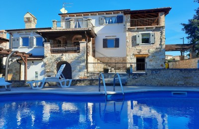 Porec area - Beautiful villa with pool and sea view
