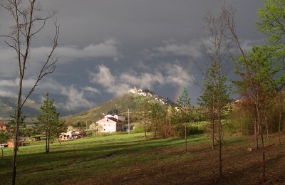 Umgebung von Motovun - Baugrundstück mit Blick auf Motovun