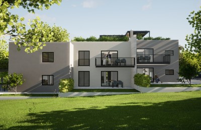 Porec 5 km - Luxury ground floor apartment with garden - under construction